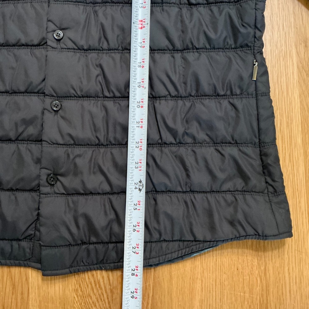 BOSS Hugo Boss Russell Quilted Shirt Jacket Mens XL Black Slim Fit Insulated - Picture 8 of 8